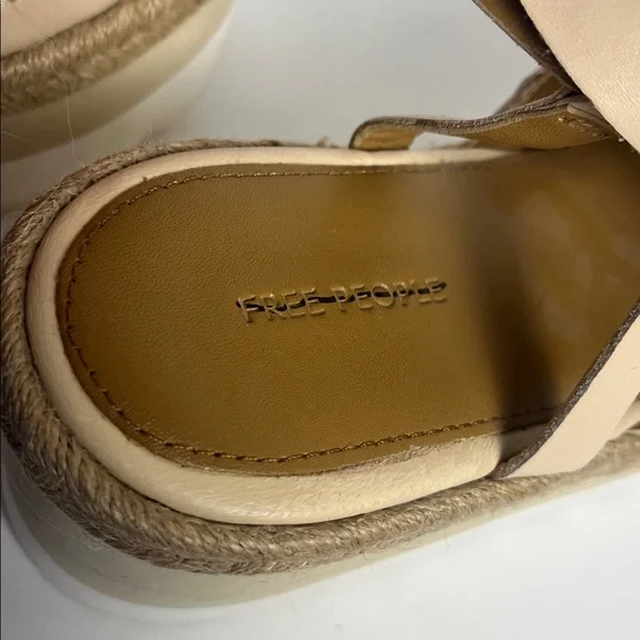 Free People Pink Knit Platform Espadrille Sandals - Picture 8 of 9